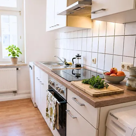 Lägenhet Havn - 2 Schlafzimmer, Boxspringbetten, Wifi, Smart Tv, Parkplatz, Vollausgestattete Kueche Magdeburg