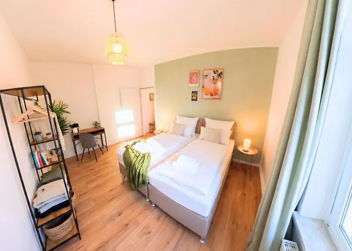 Apartment Havn - 2 Schlafzimmer, Boxspringbetten, Wifi, Smart Tv, Parkplatz, Vollausgestattete Küche