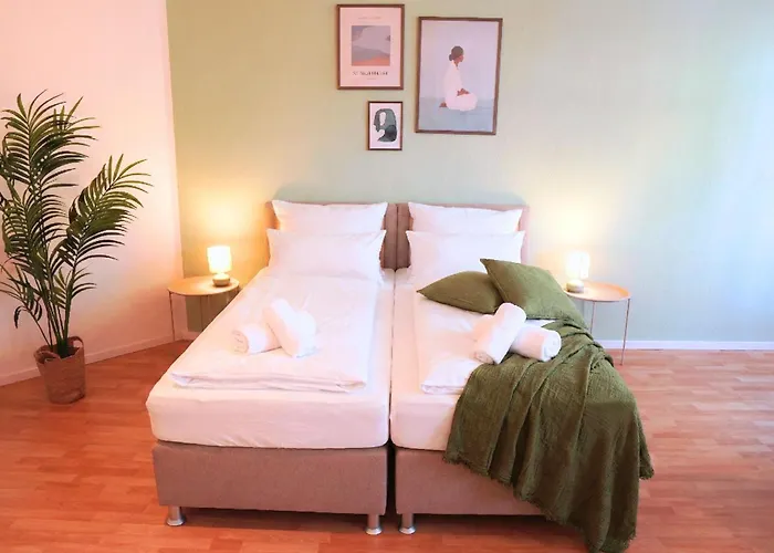 Havn - 2 Schlafzimmer, Boxspringbetten, Wifi, Smart Tv, Parkplatz, Vollausgestattete Küche Magdeburg